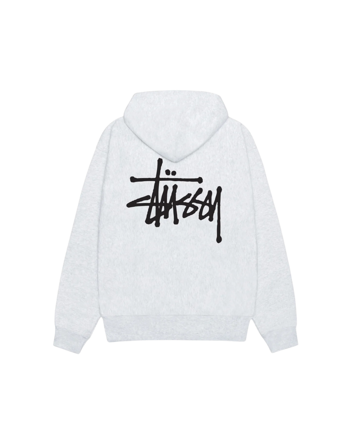 Stussy Basic Hoodie Ash Heather