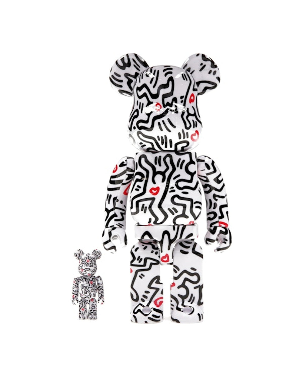 Bearbrick Keith Haring #8 100% & 400% Set