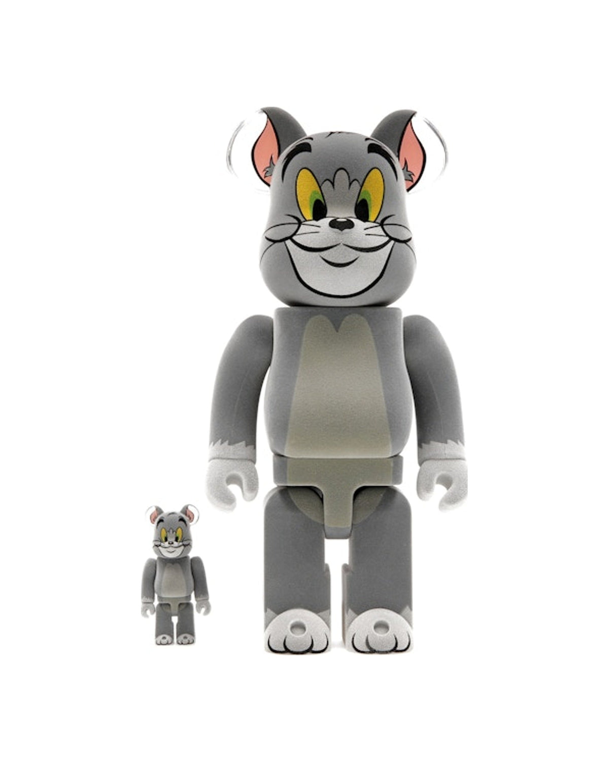 Bearbrick Tom and Jerry: Tom Flocky 100% & 400% Set