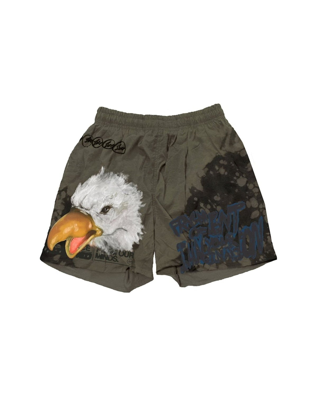 Travis Scott Cactus Jack For Fragment Imagination Shorts Olive