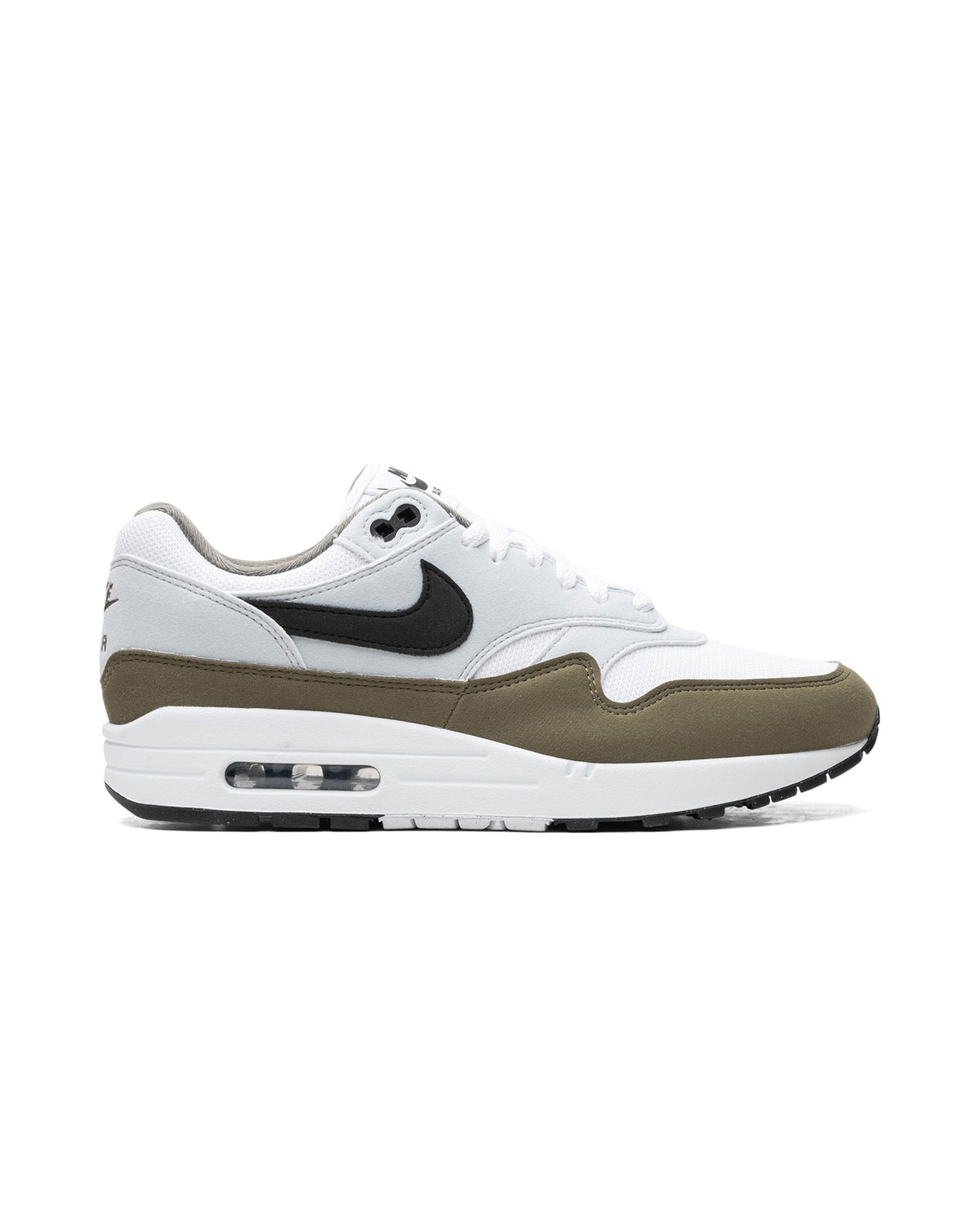 Nike Air Max 1 White Black Medium Olive
