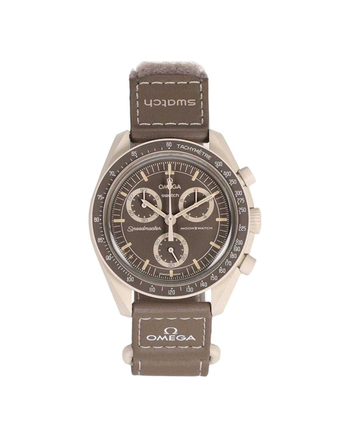 Swatch x Omega Bioceramic Moonswatch Mission On Earth Desert SO33T103