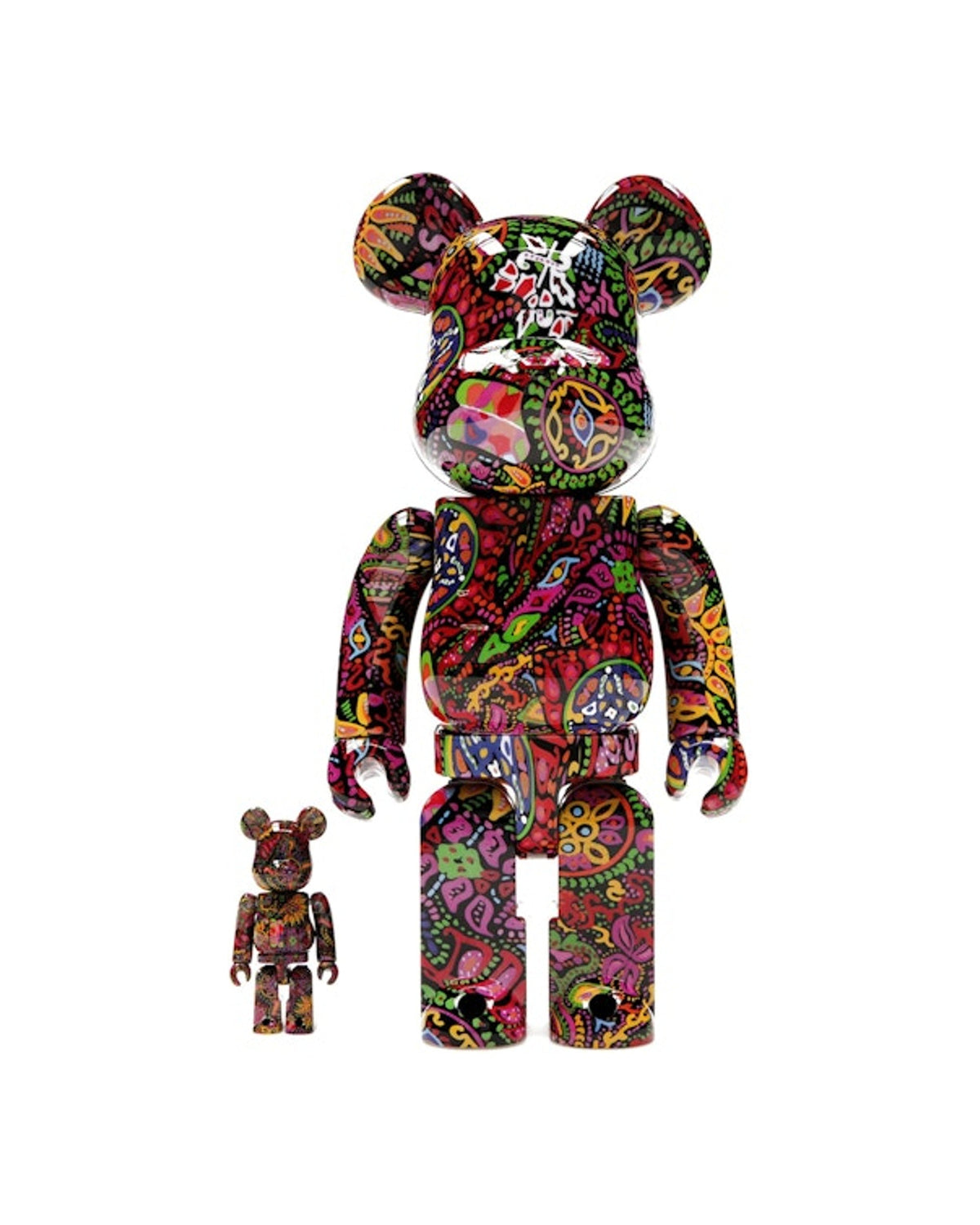 Bearbrick Psychedelic Paisley 100% & 400% Set