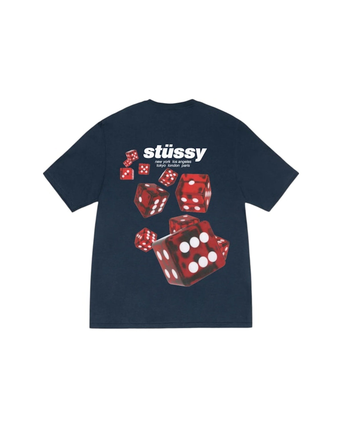 Stussy Rollers Tee Navy