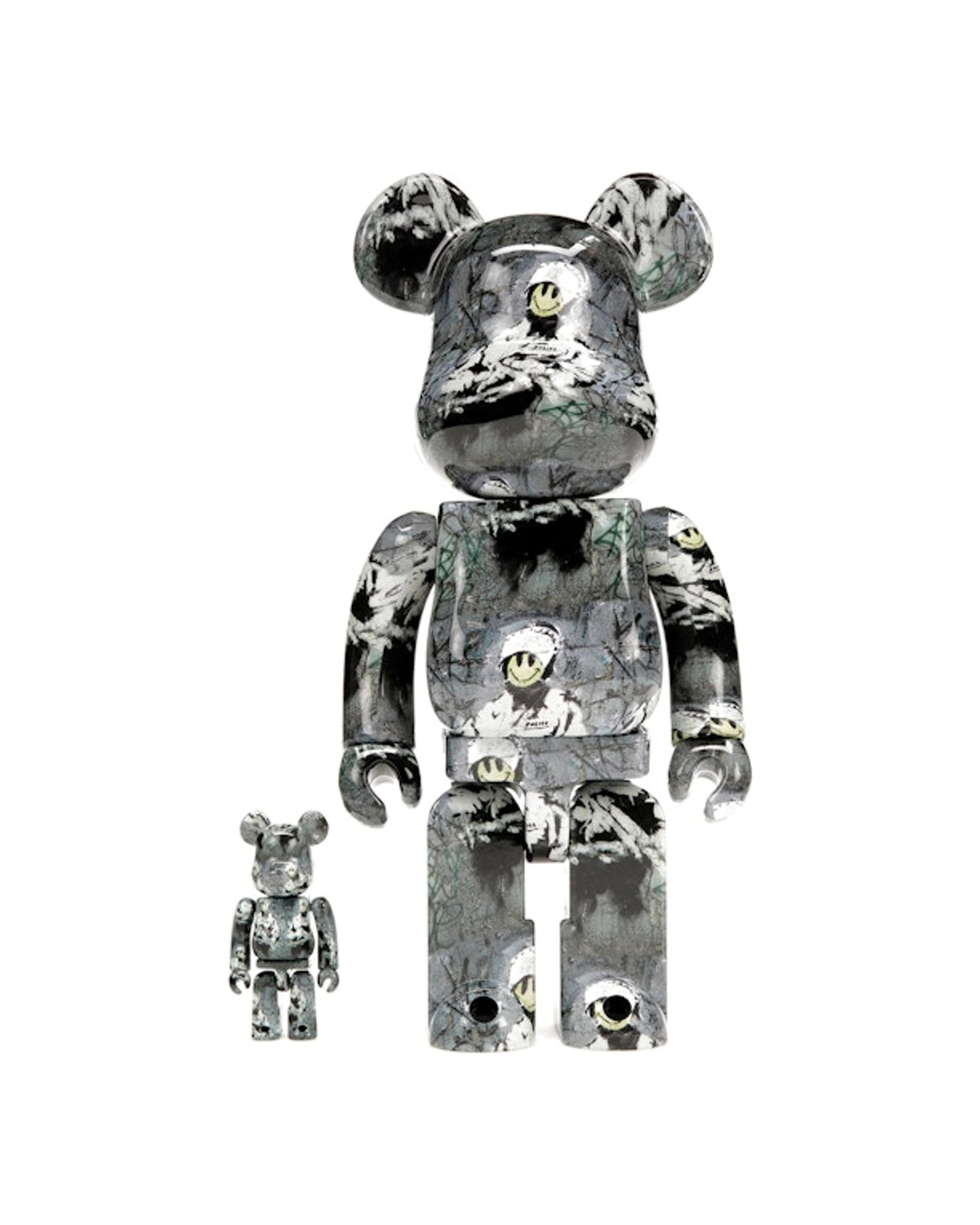 Bearbrick Riot Cop 100% & 400% Set