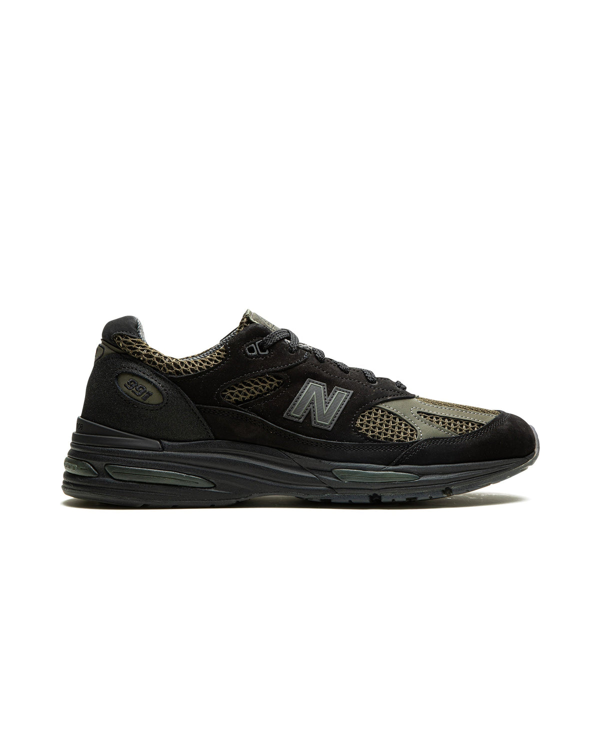 New Balance 991v2 MiUK Stone Island Black