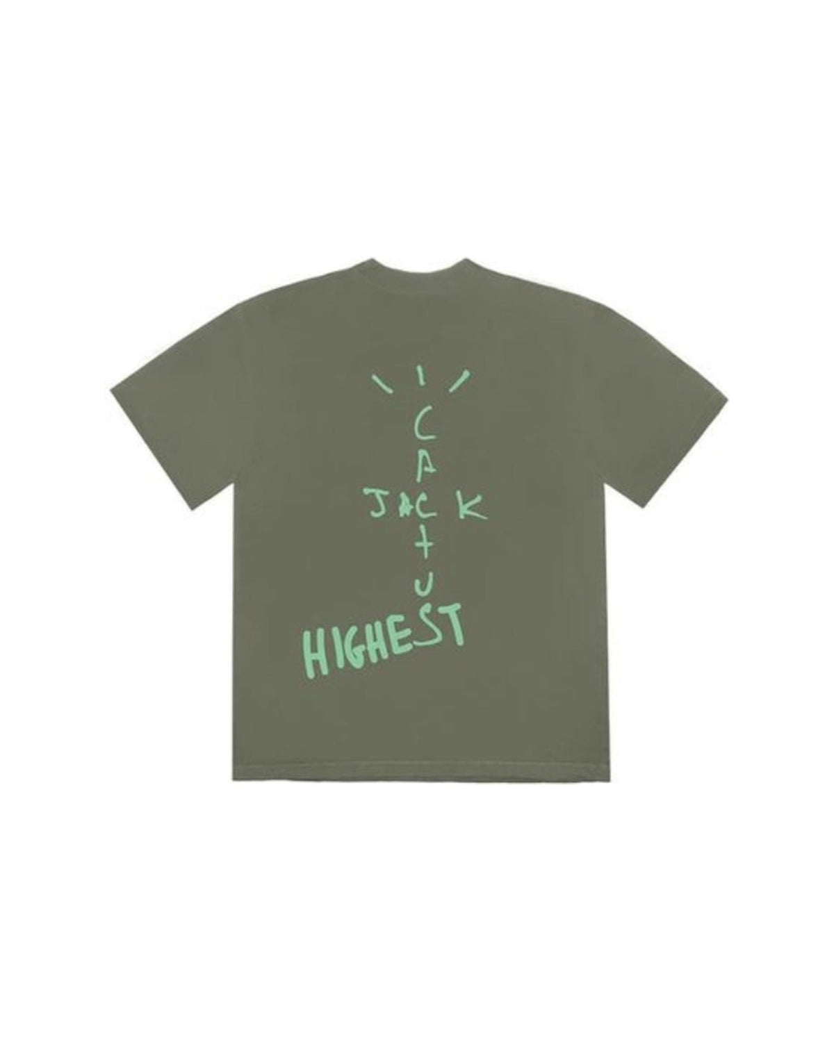 Travis Scott Jordan Cactus Jack Highest T Shirt Olive