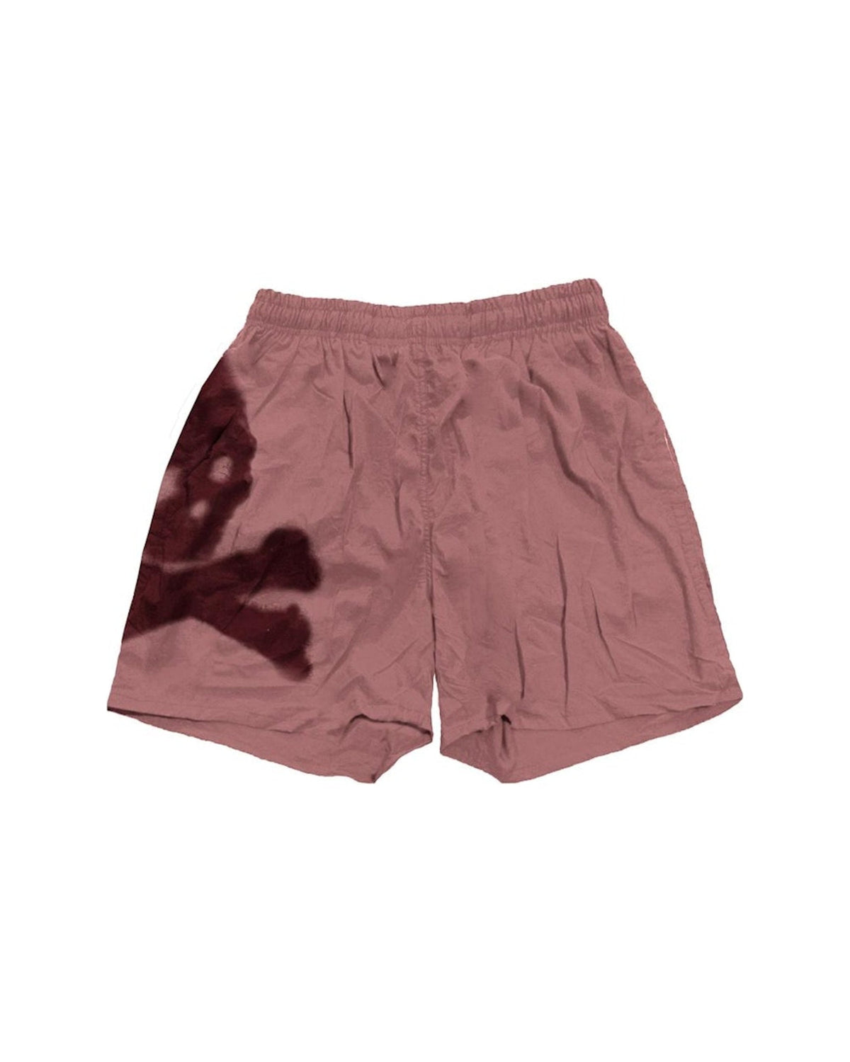 Travis Scott Cactus Jack For Mastermind Skull Shorts Washed Red