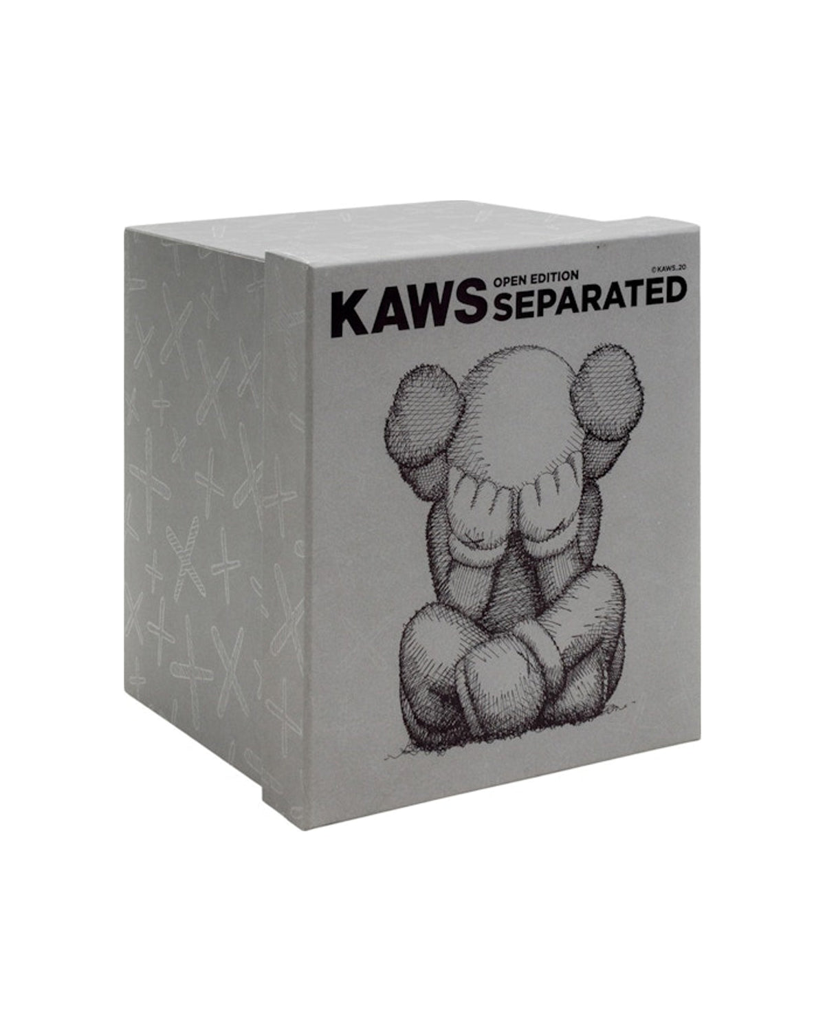 KAWS Separated Vinyl Figure Grey