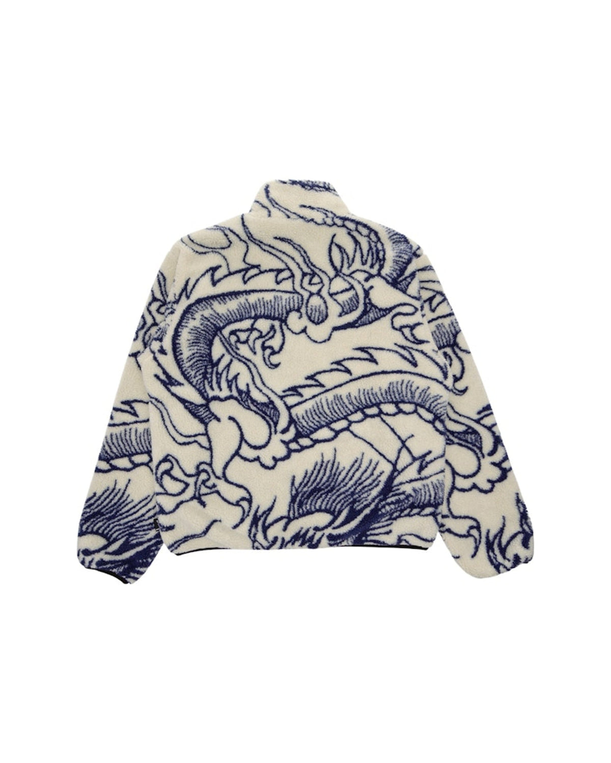 Stussy Dragon Sherpa Jacket Natural