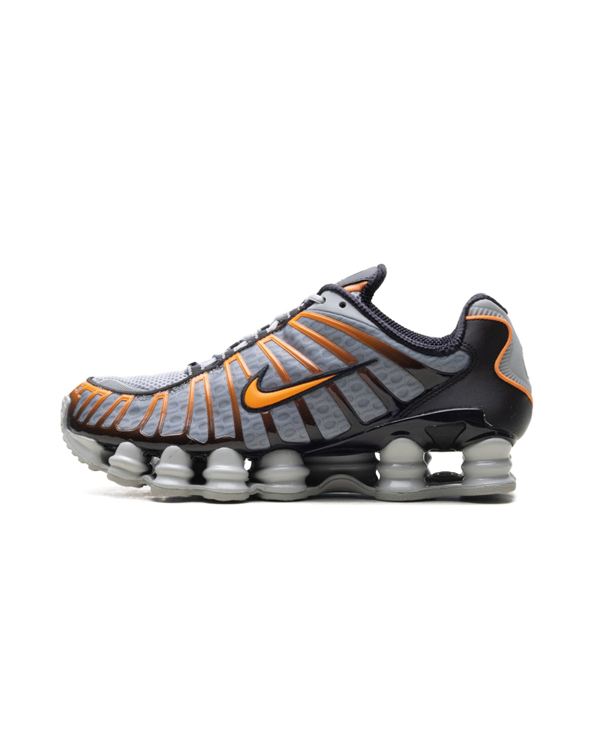 Nike Shox TL Light Smoke Grey Black Bright Mandarin