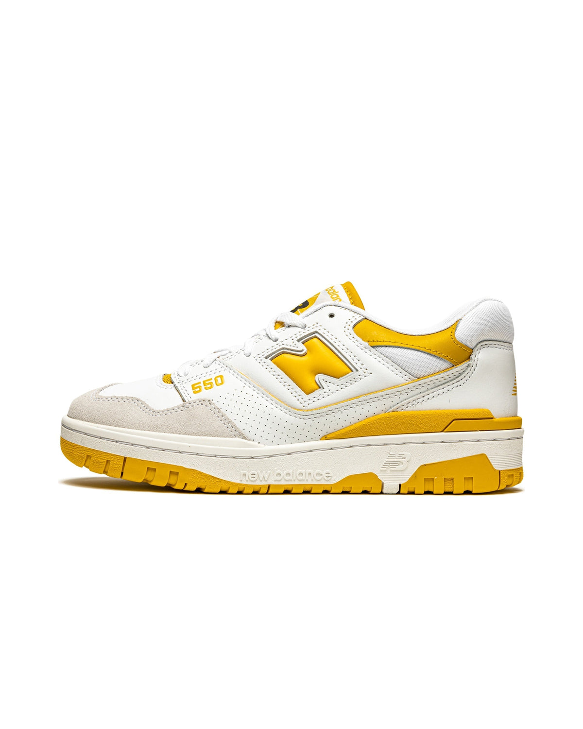New Balance 550 Sea Salt Varsity Gold