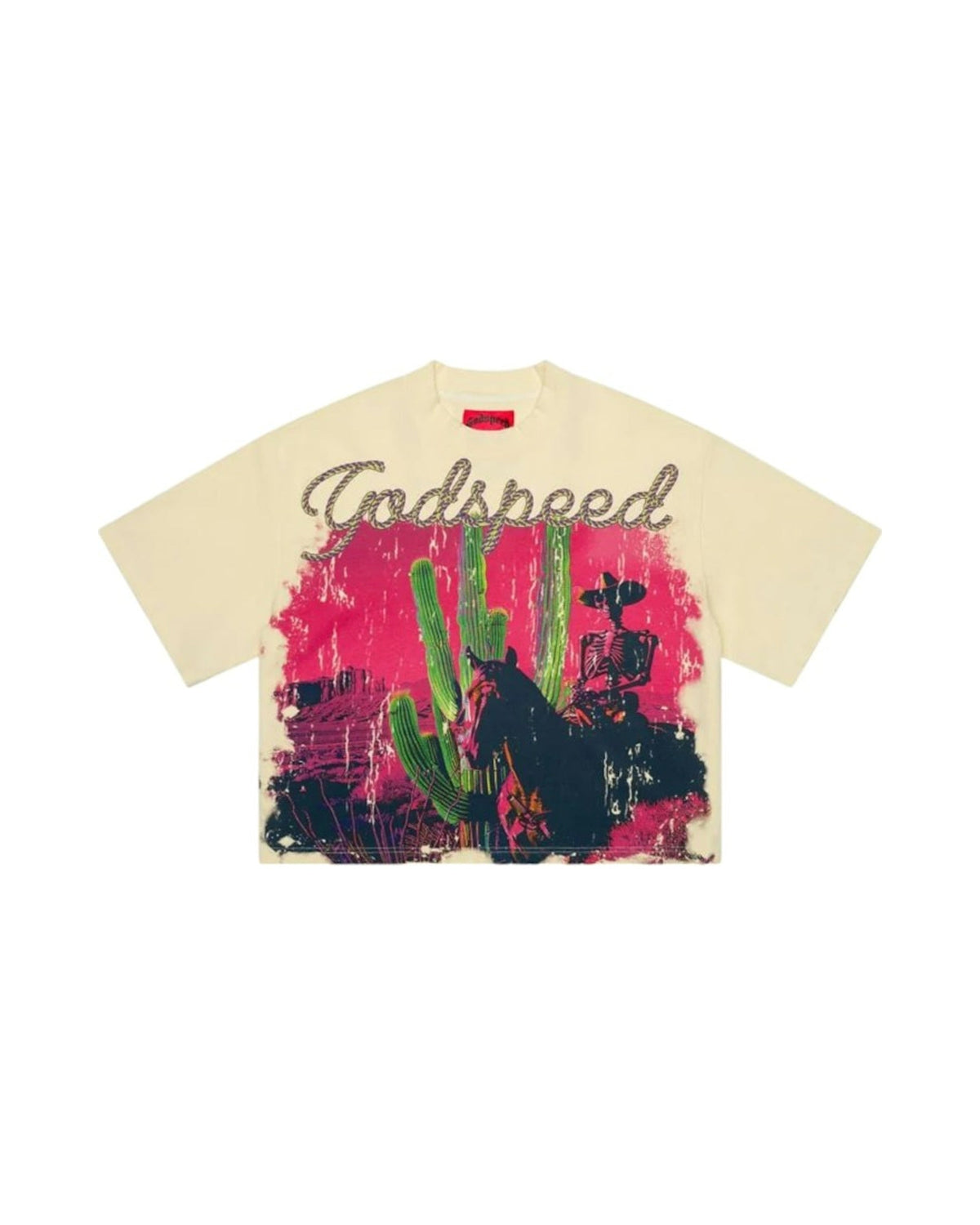 Godspeed Westworld Tee Bone Beige