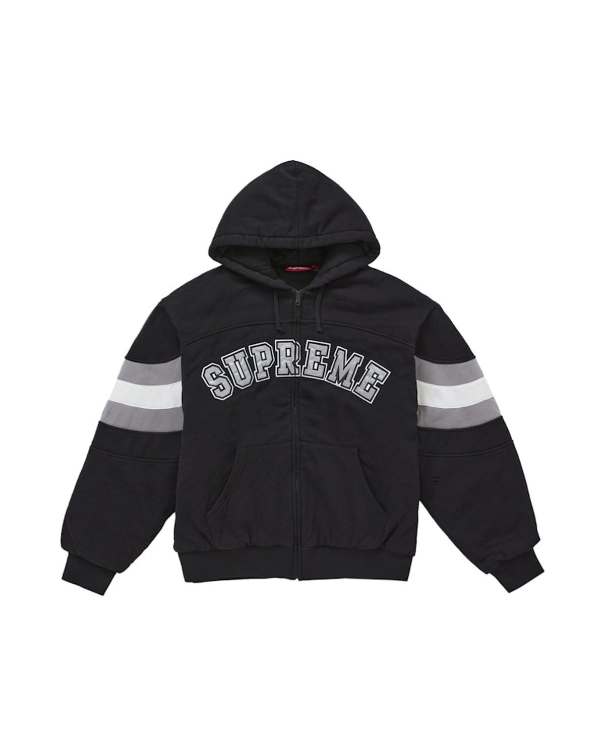 Supreme Filled Zip Up Hooded Sweatshirt Black