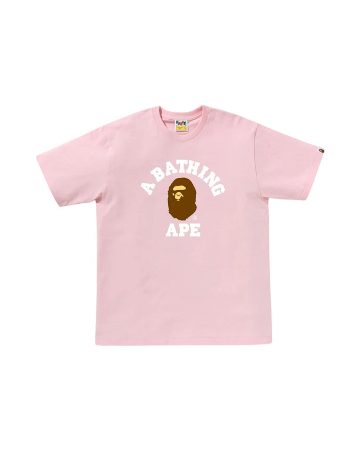 BAPE College Tee (SS25) Pink