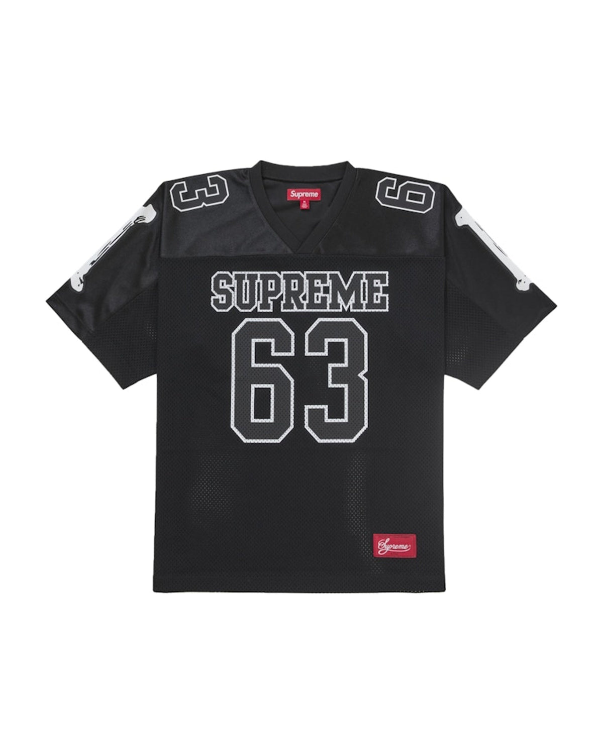 Supreme Bones Football Jersey Black
