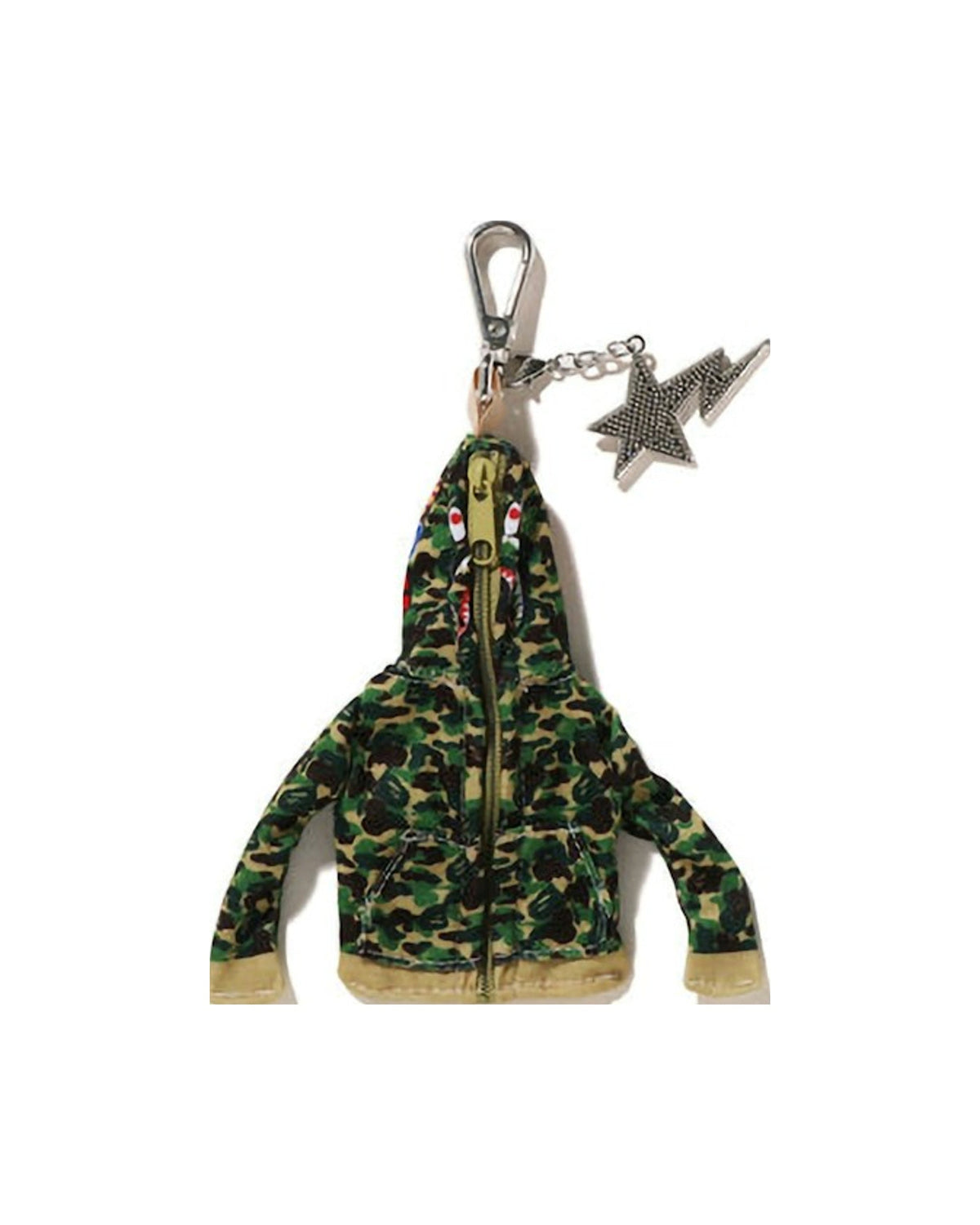 BAPE Shark Full Zip Hoodie Keychain Green