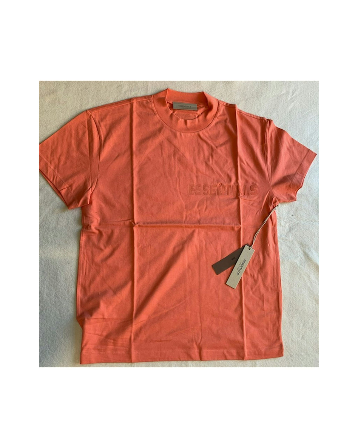 Fear of God Essentials Short-Sleeve Tee Coral