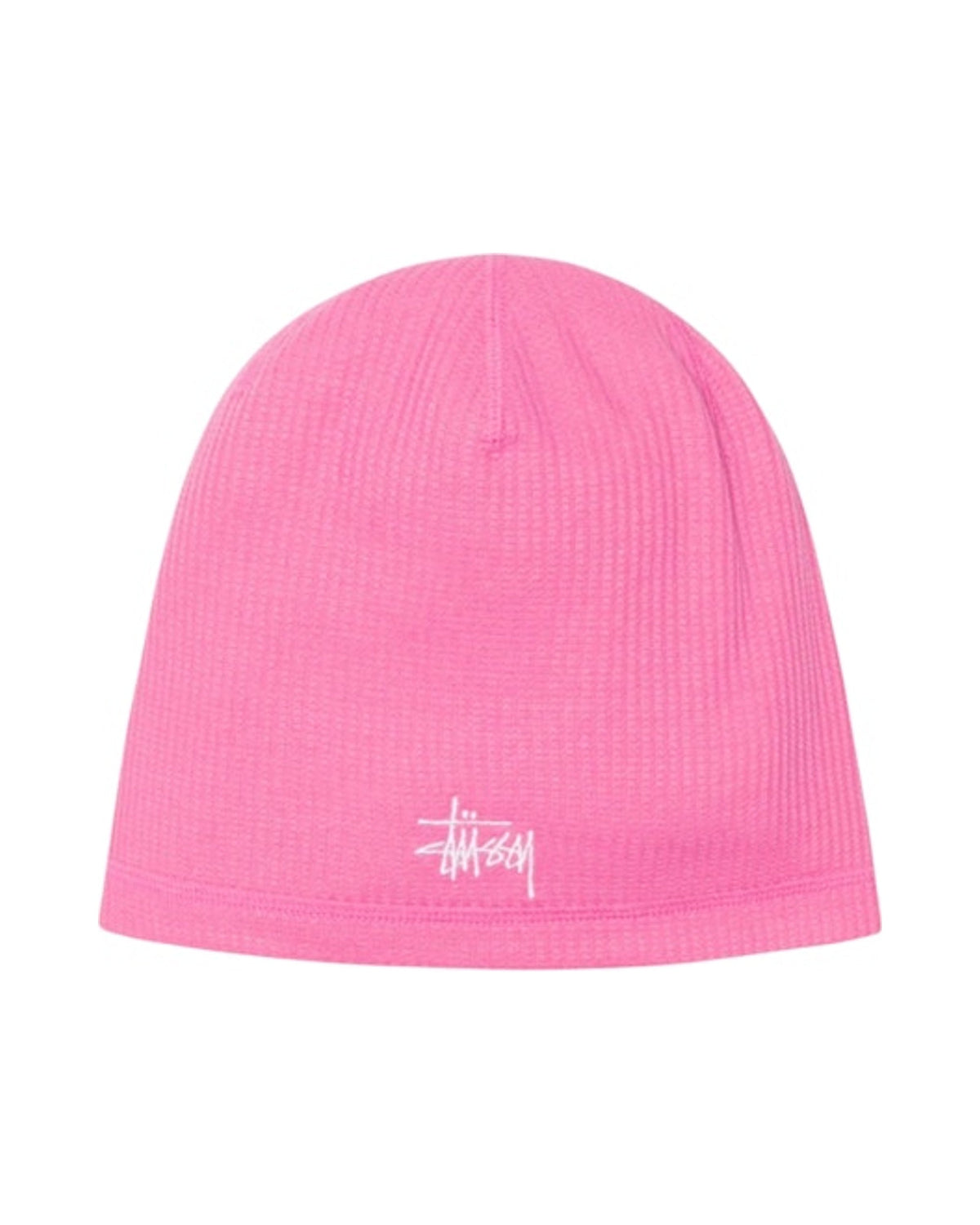 Stussy Waffle Skullcap Beanie Pink
