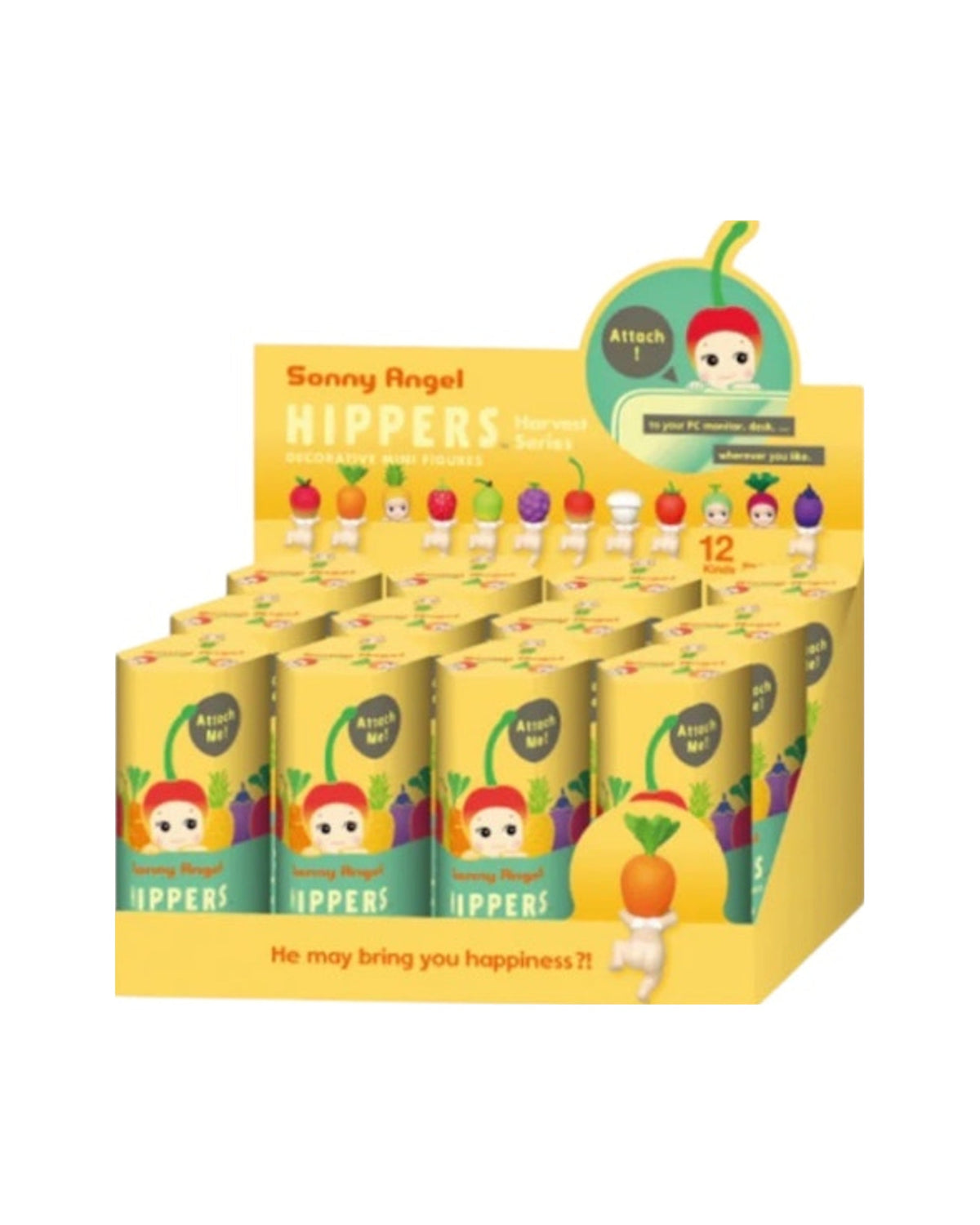 Sonny Angel Hippers Decorative Harvest Series Sealed Case (12 Blind Box)