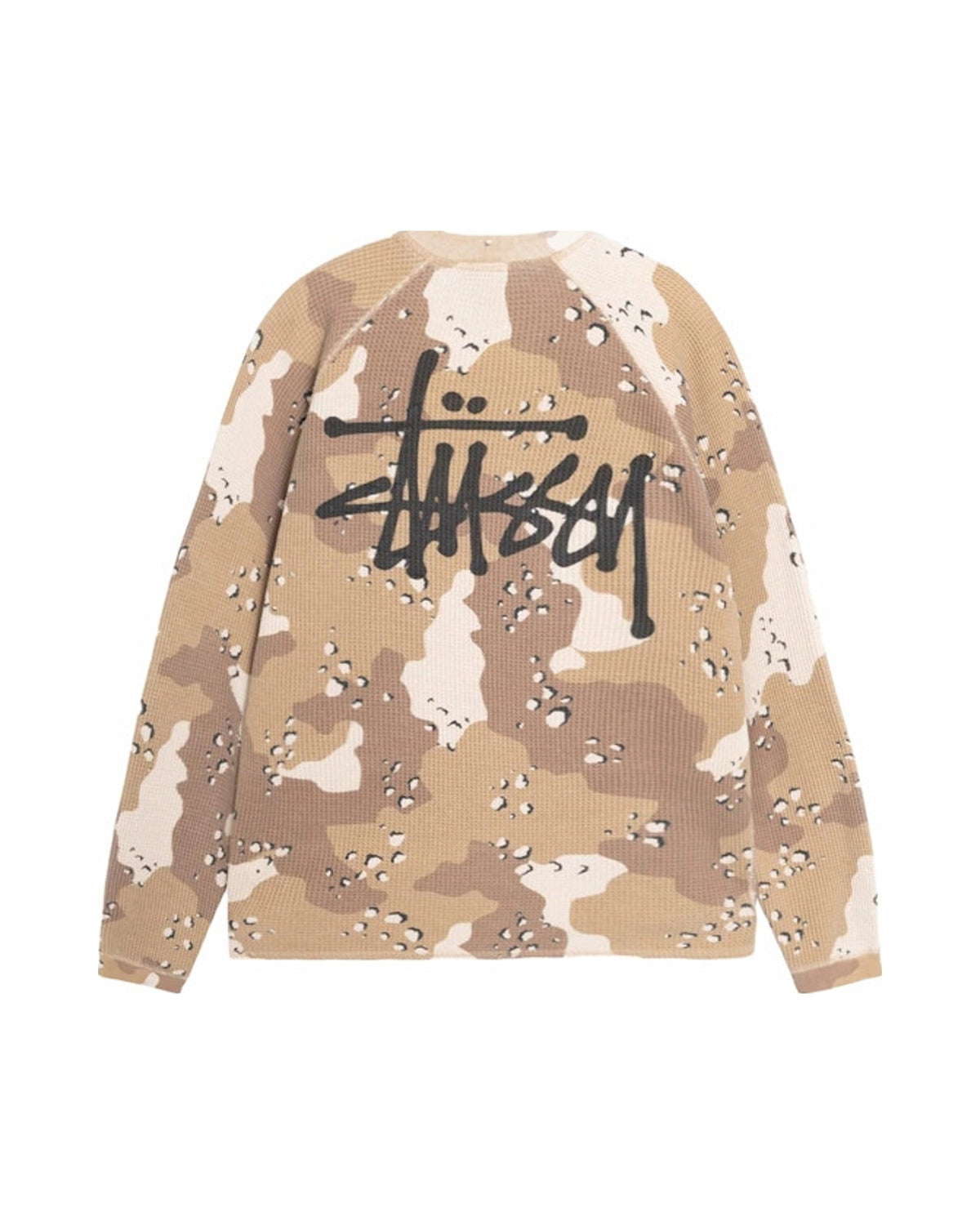 Stussy Raglan Thermal L/S Crew Desert Camo