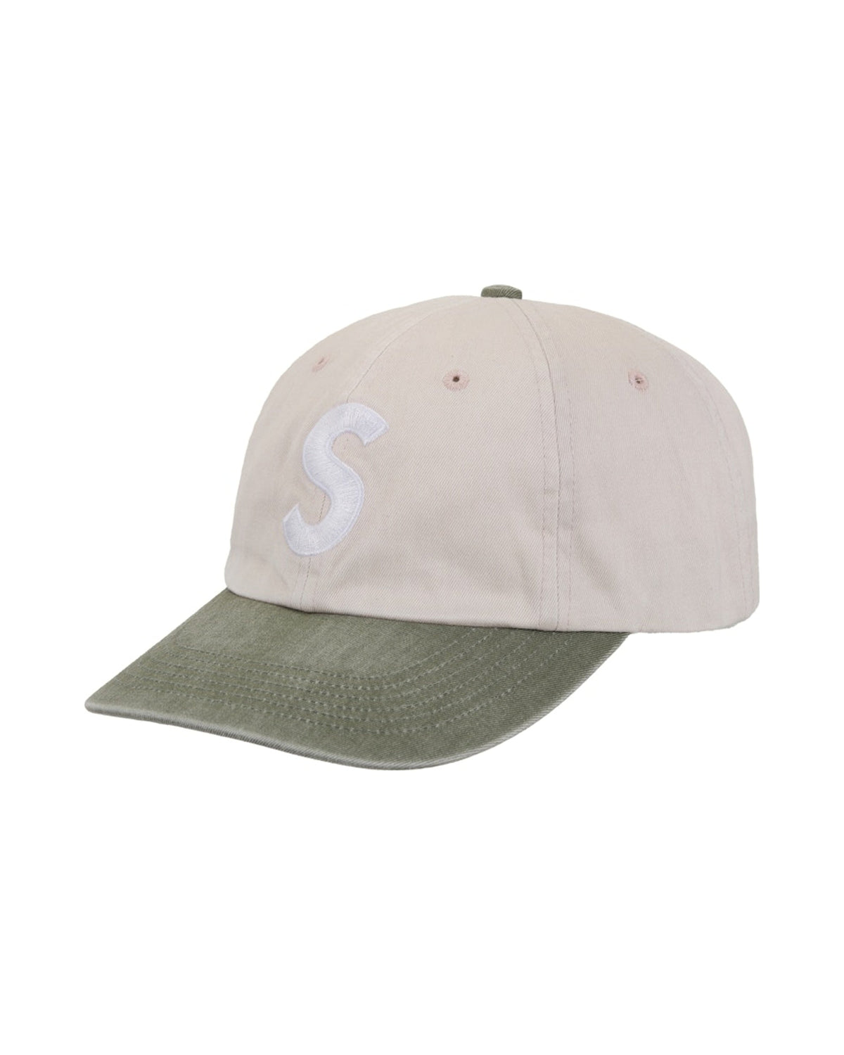Supreme Pigment Coated 2-Tone S Logo 6-Panel Pink
