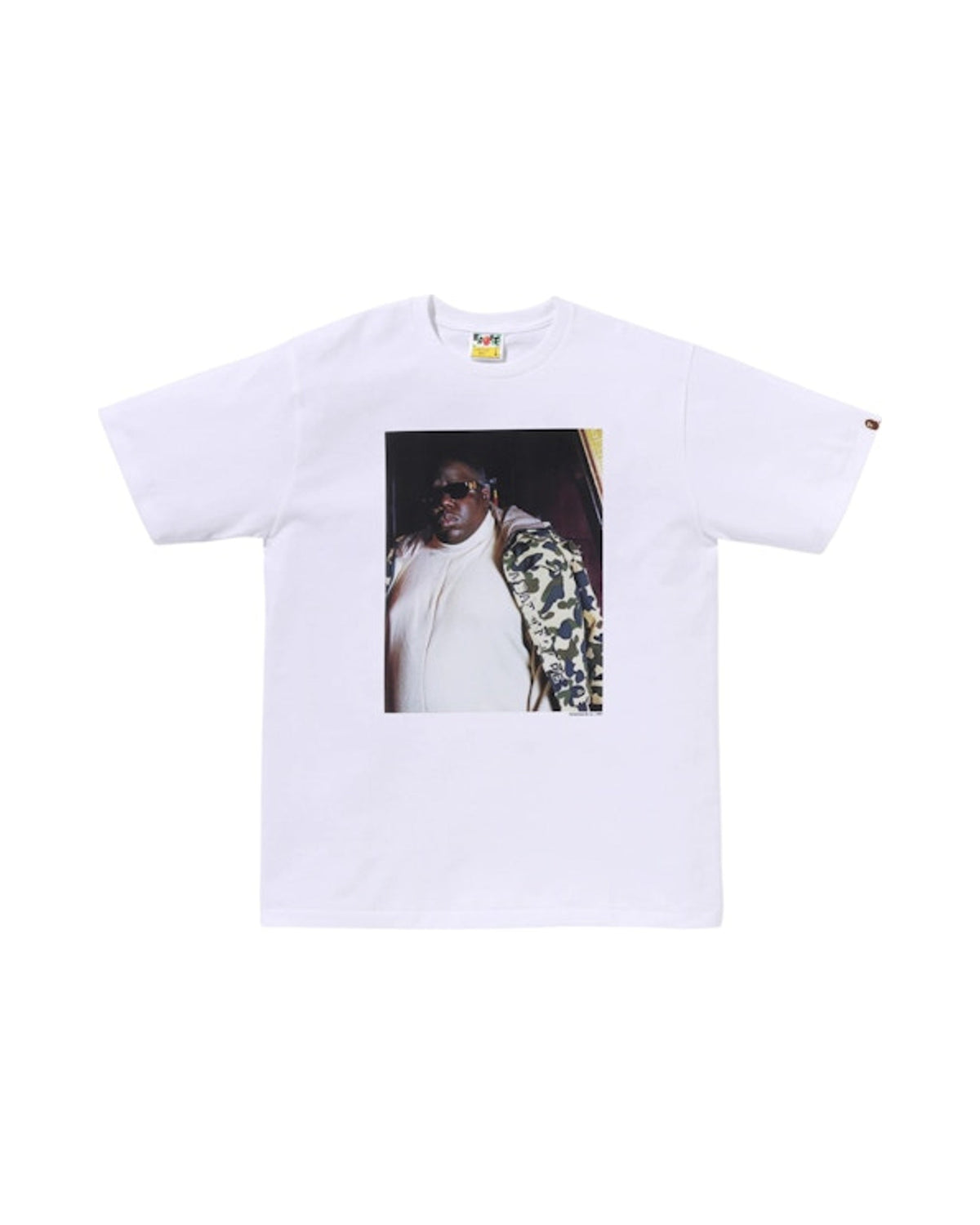 BAPE x Shawn Mortensen Biggie Final Filming Photo Tee White