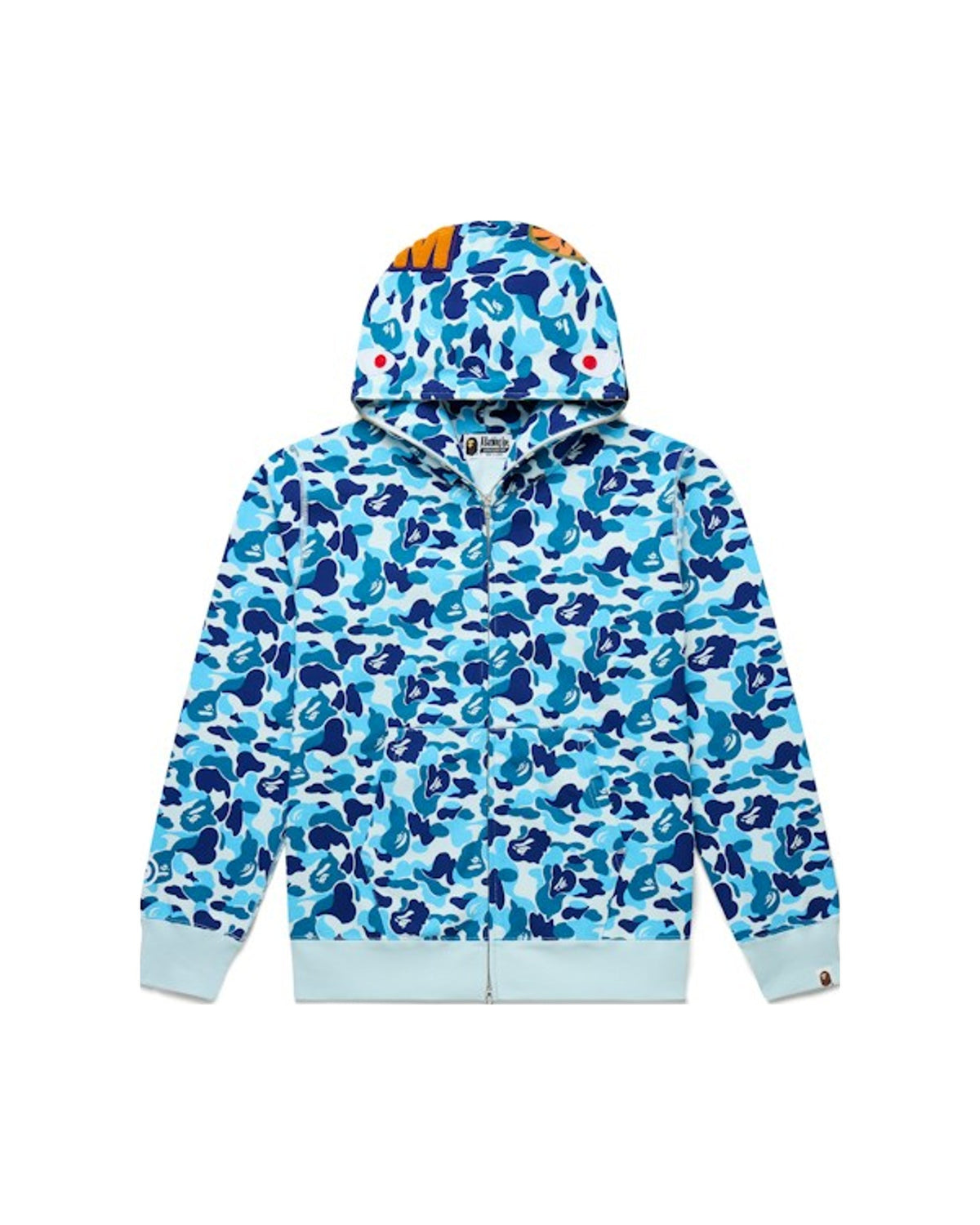 BAPE ABC Camo Shark Full Zip Hoodie Blue
