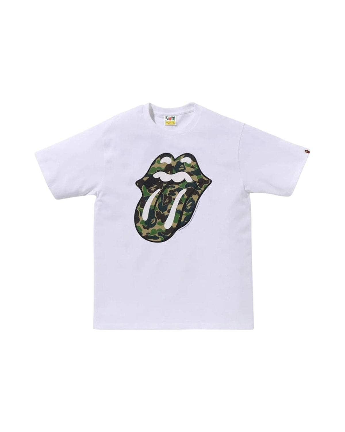 BAPE x Rolling Stones Tee White