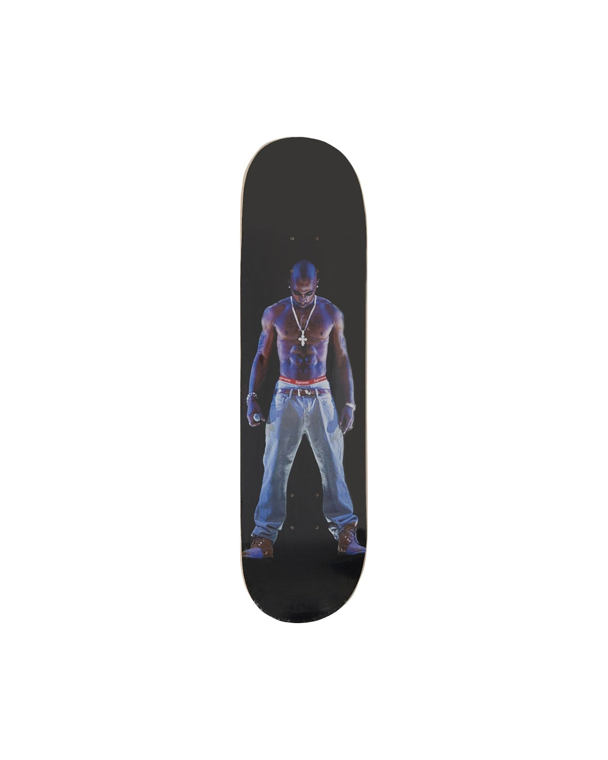 Supreme Tupac Hologram Skateboard Deck Black