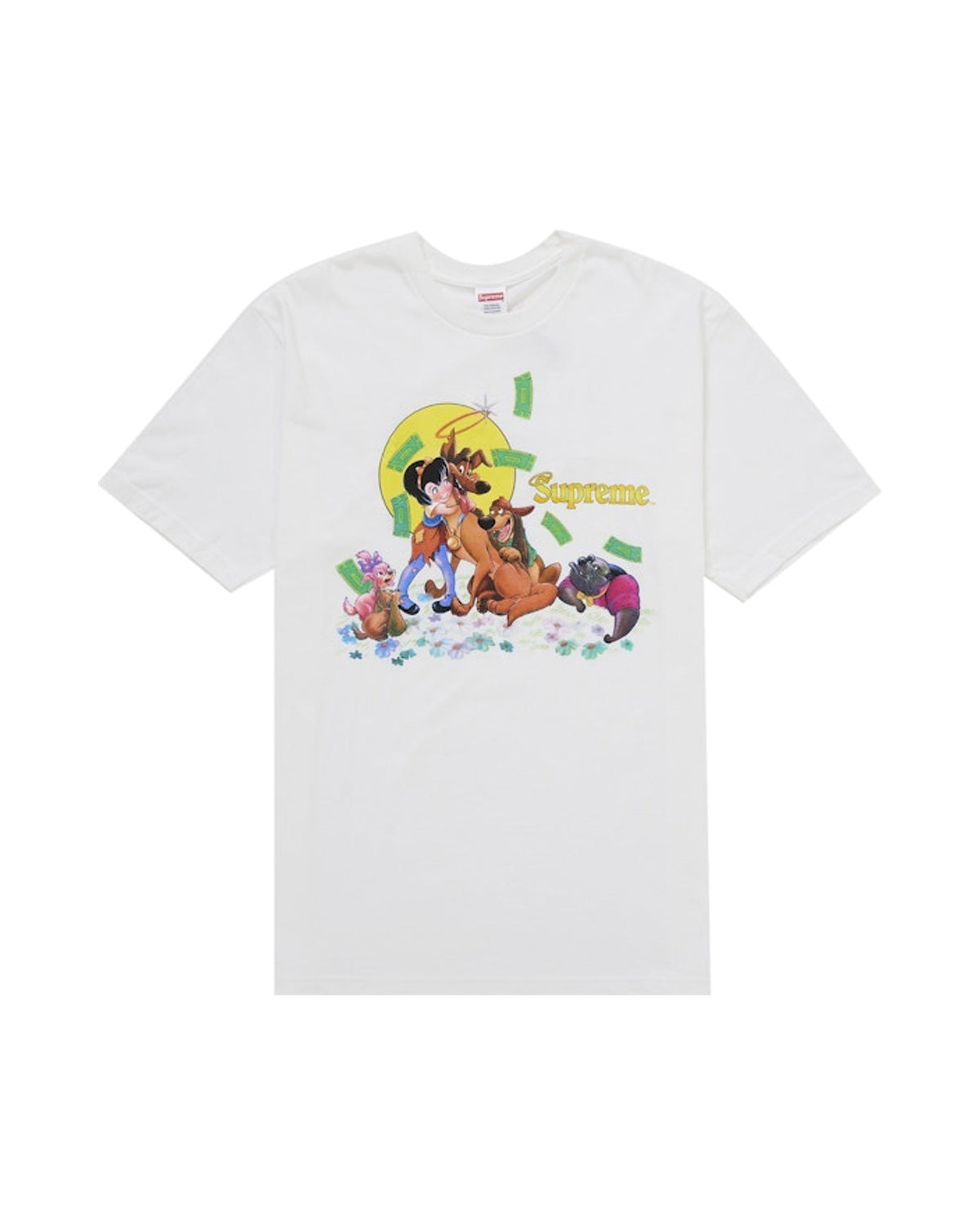 Supreme All Dogs Go To Heaven Tee White