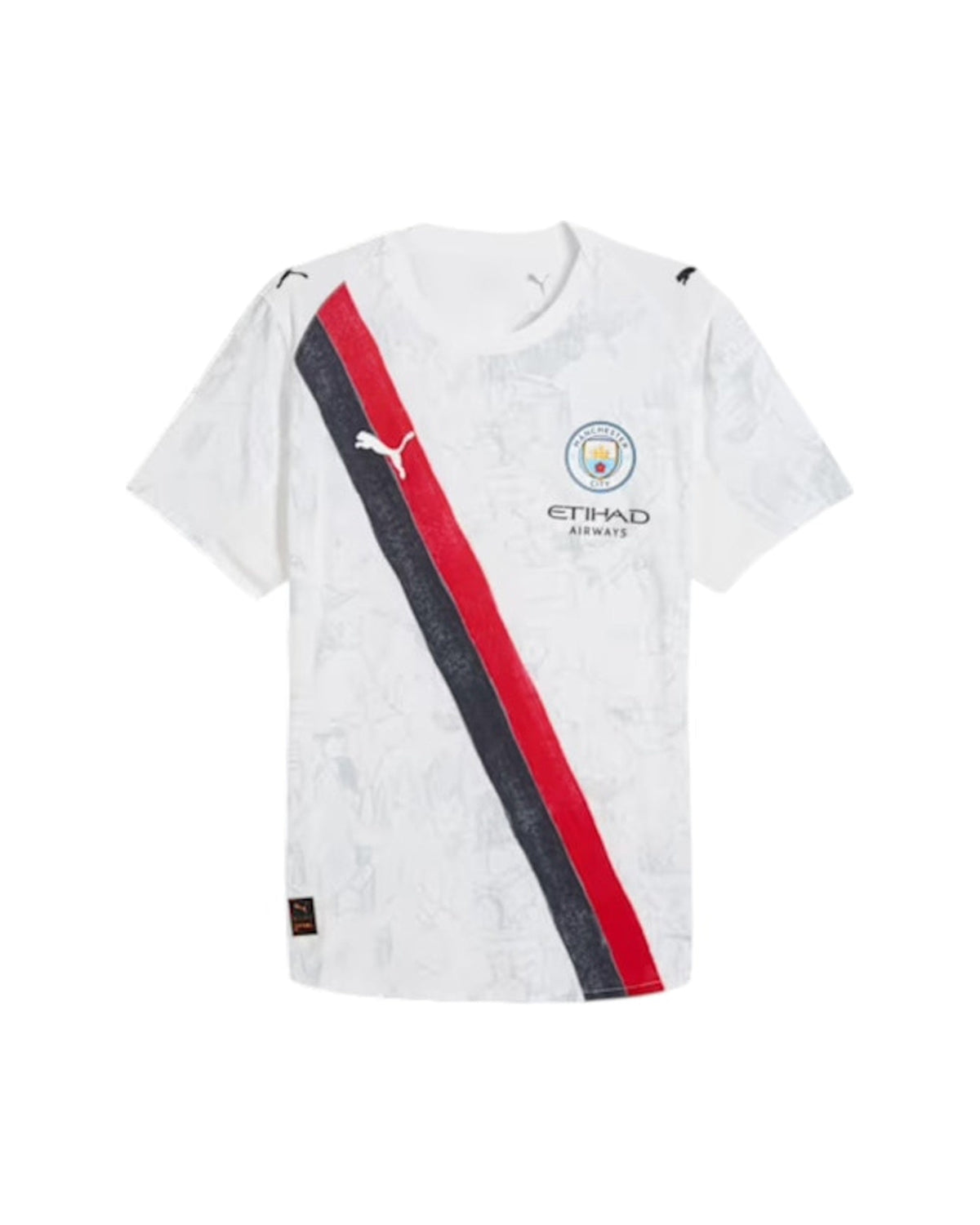 Puma KidSuper Manchester City Authentic Jersey White/Black