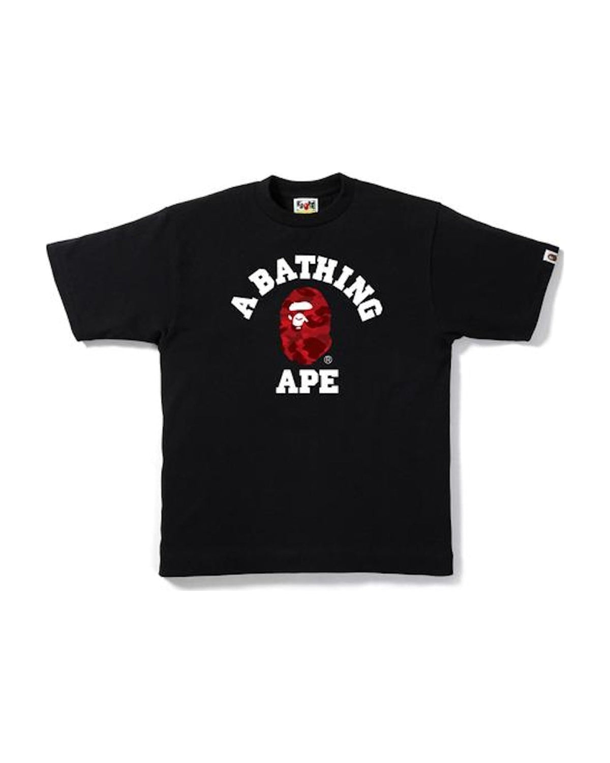 BAPE Color Camo College Tee Black/Red