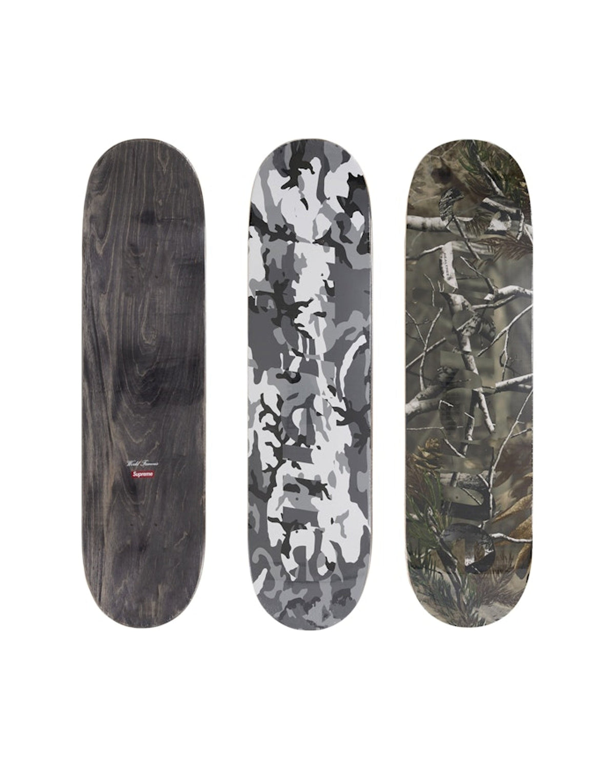 Supreme Camo Ripstop Skateboard Deck Set Multicolor