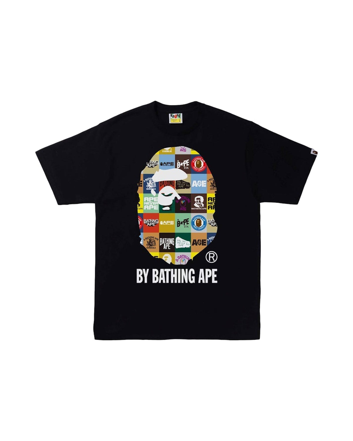 BAPE Classic Logo Ape Head Tee Black