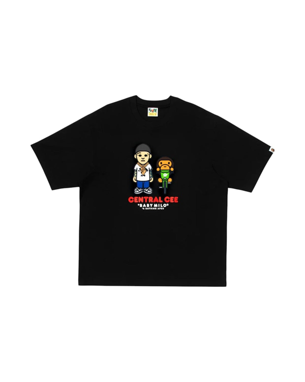 BAPE x Spotify x Central Cee Bax Milo Relaxed Fit Tee Black