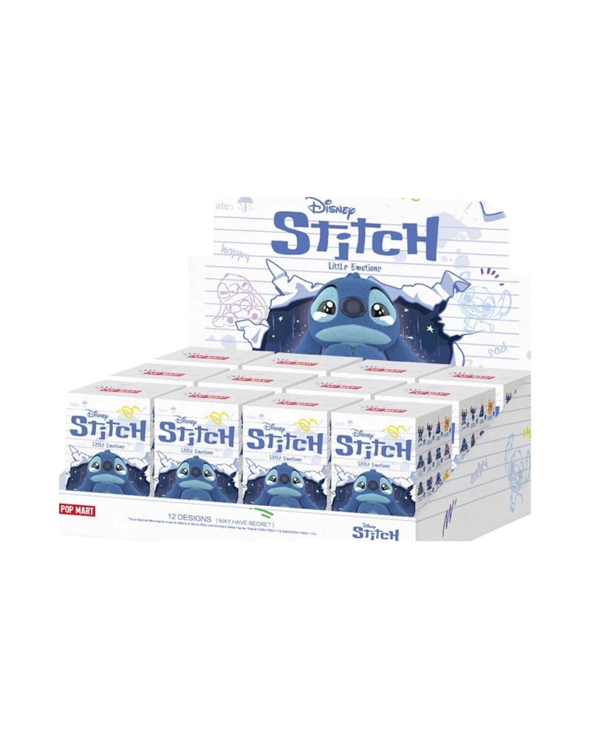 Pop Mart Disney Stitch Little Emotions Series Figure Sealed Case (12 Blind Box)