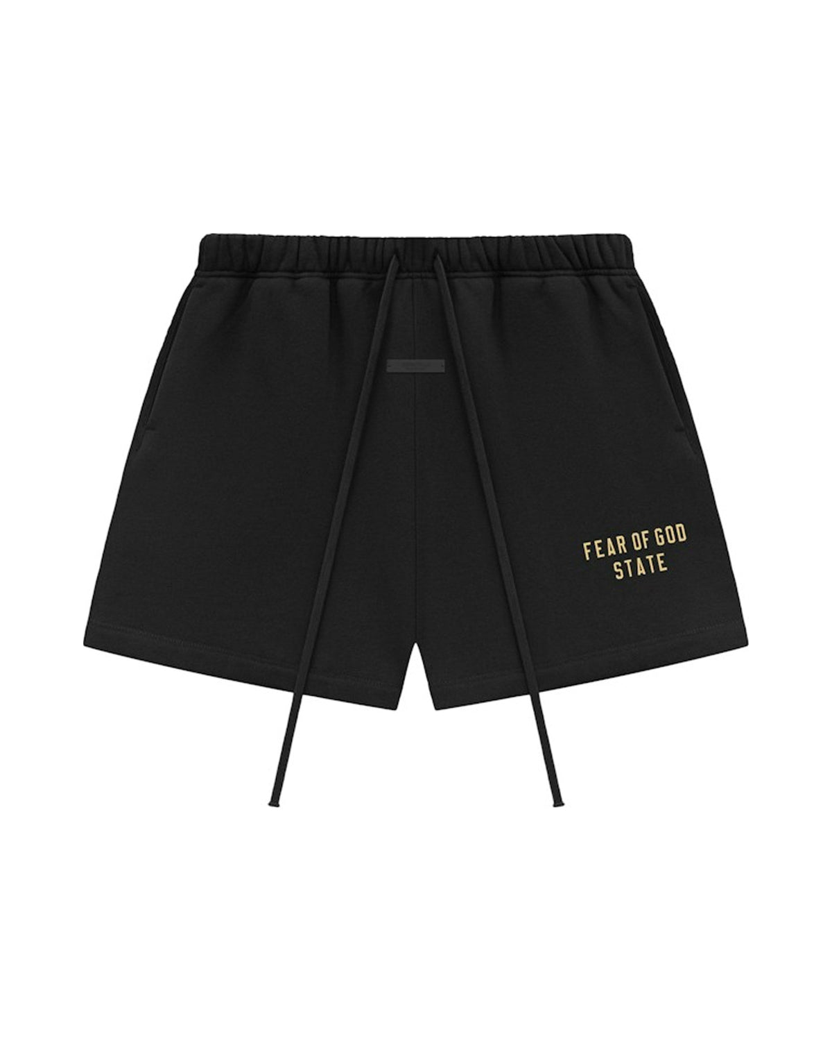 Fear of God Essentials Fleece Soccer Short Black