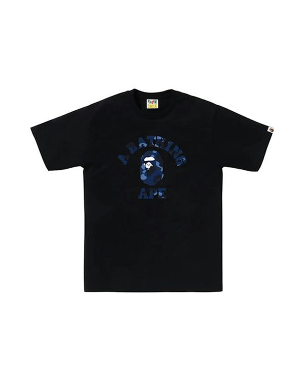 BAPE Color Camo College Tee (FW25) Black Navy