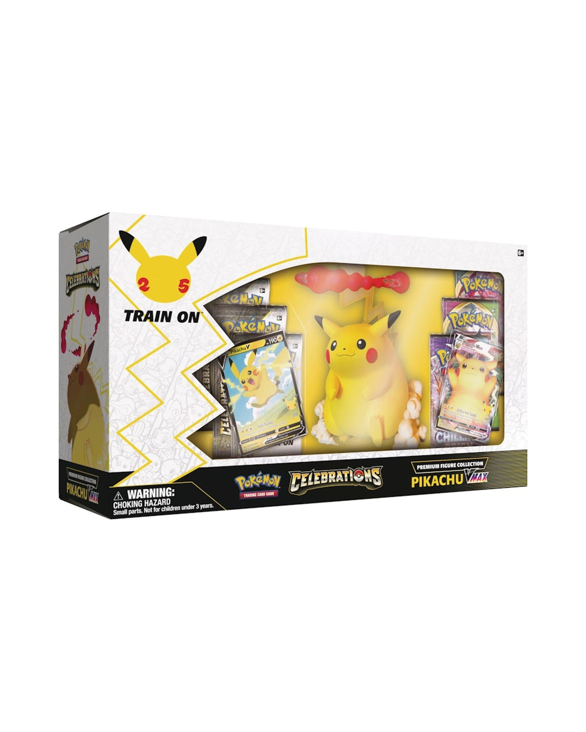 Pokémon TCG 25th Anniversary Celebrations Premium Pikachu VMAX Figure Collection Box