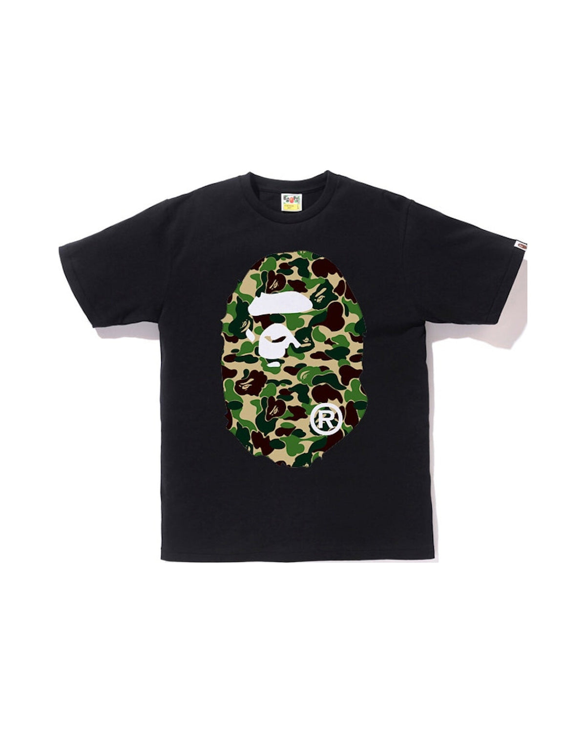 BAPE ABC Big Ape Head Tee Black/Green