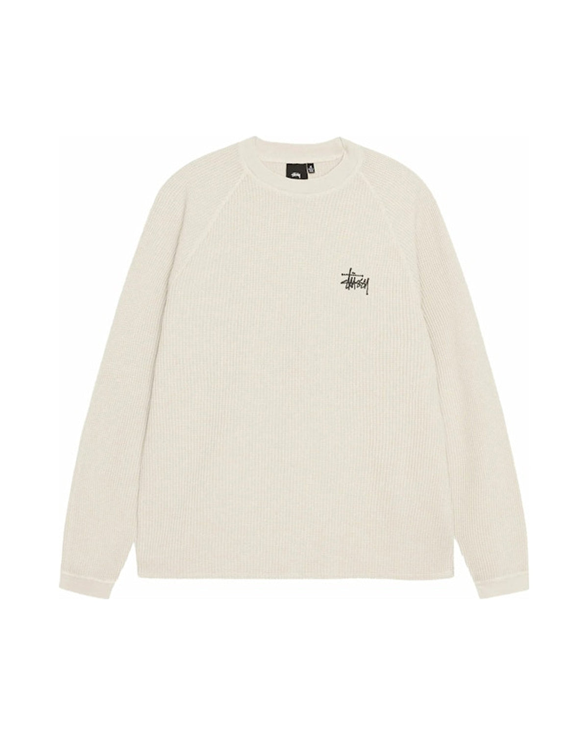 Stussy Raglan Thermal L/S Crew Bone