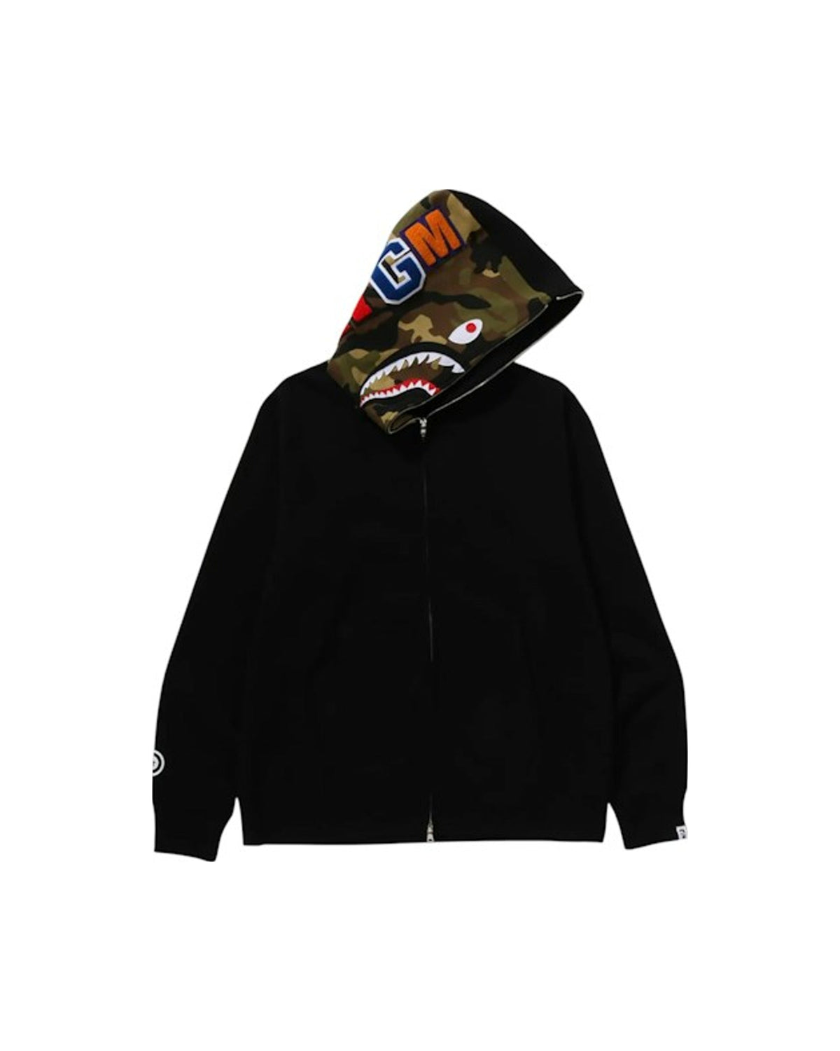 BAPE 1st Shark Full Zip Hoodie Black