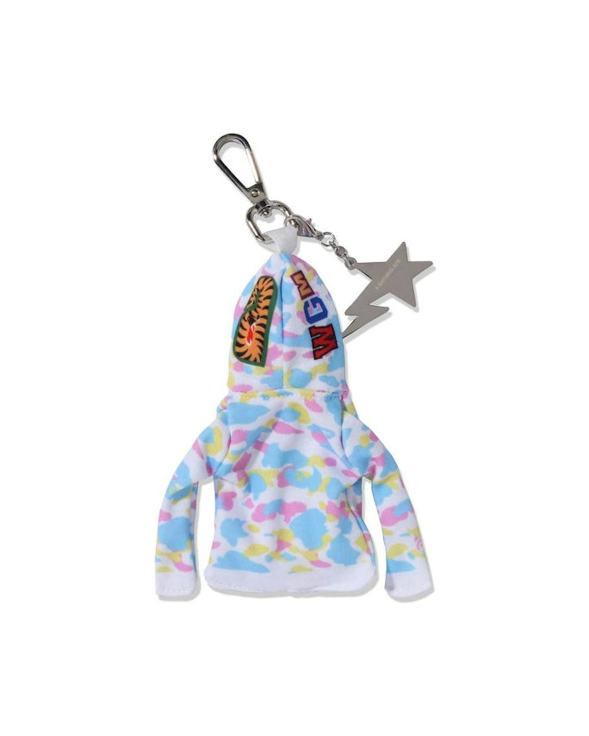 BAPE Shark Full Zip Hoodie Keychain White