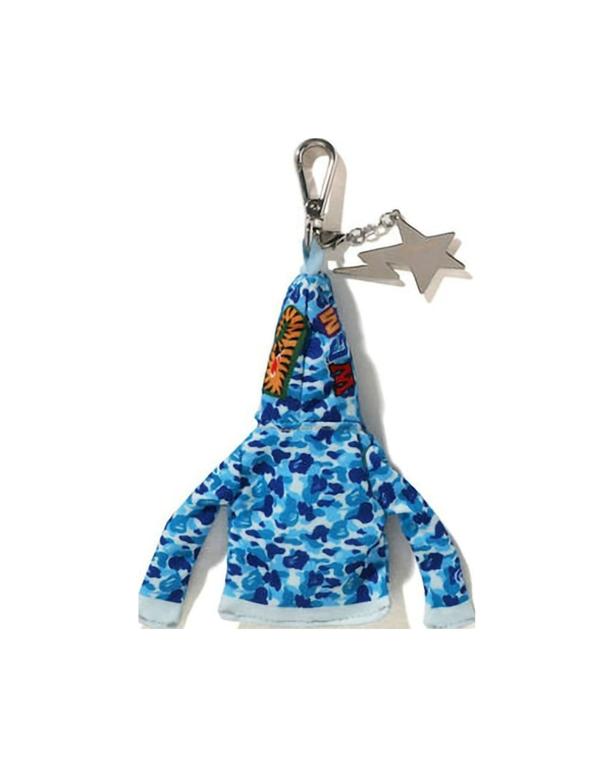 BAPE Shark Full Zip Hoodie Keychain Blue
