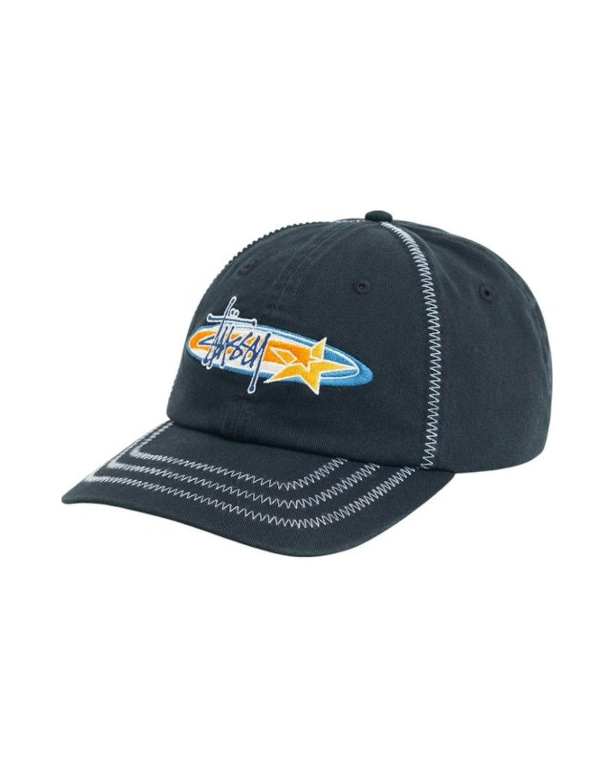 Stussy Oval Star Cap Black