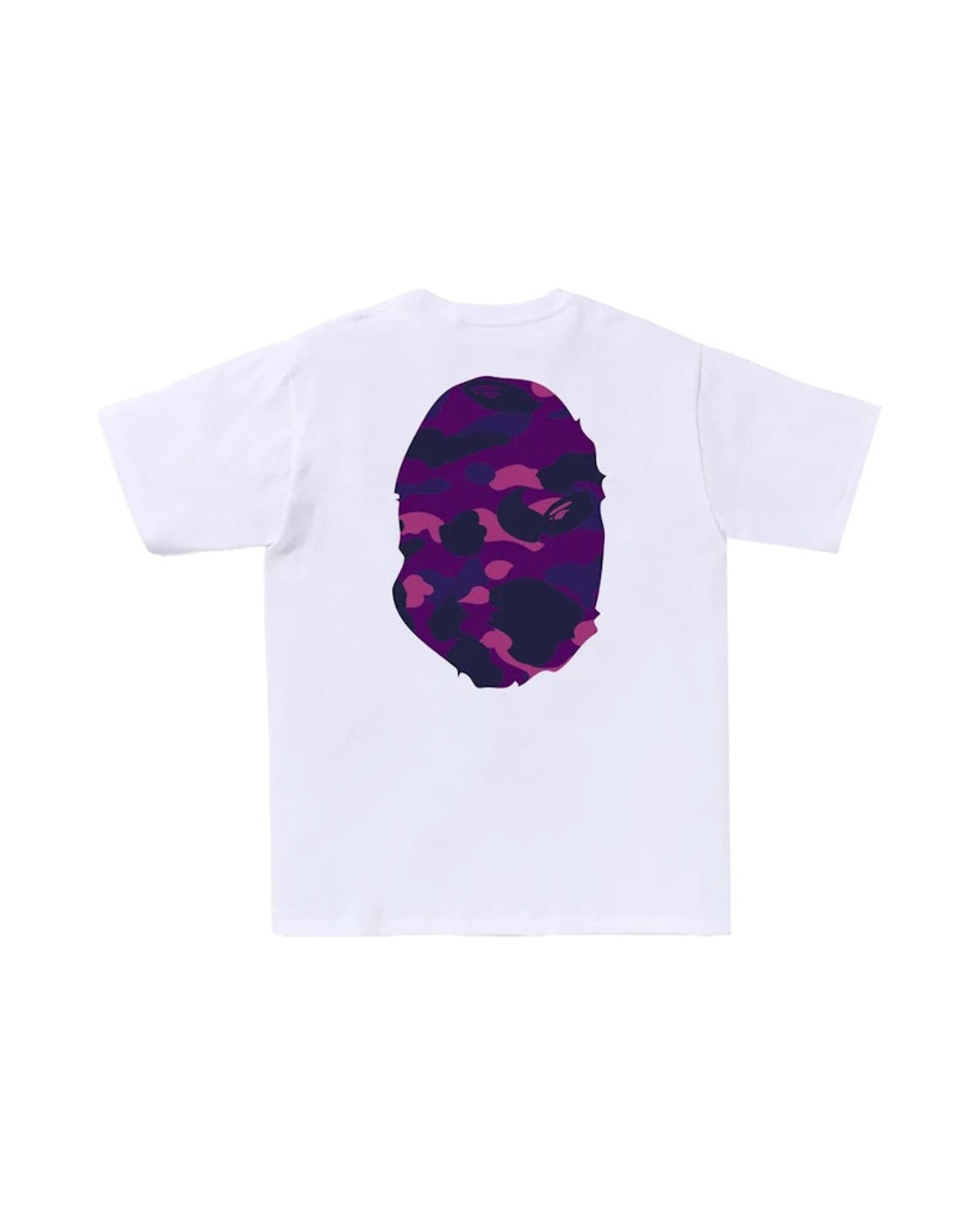 BAPE Color Camo Big Ape Head Tee White/Purple