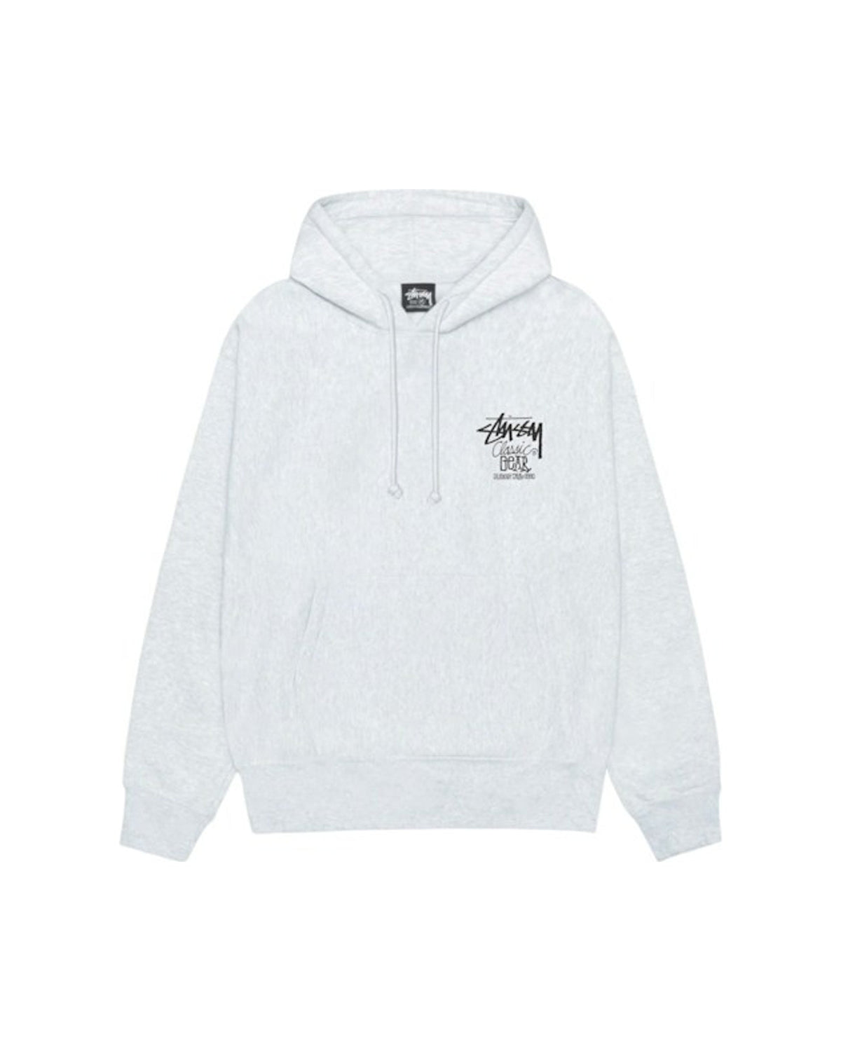 Stussy Classic Gear Hoodie Ash Heather