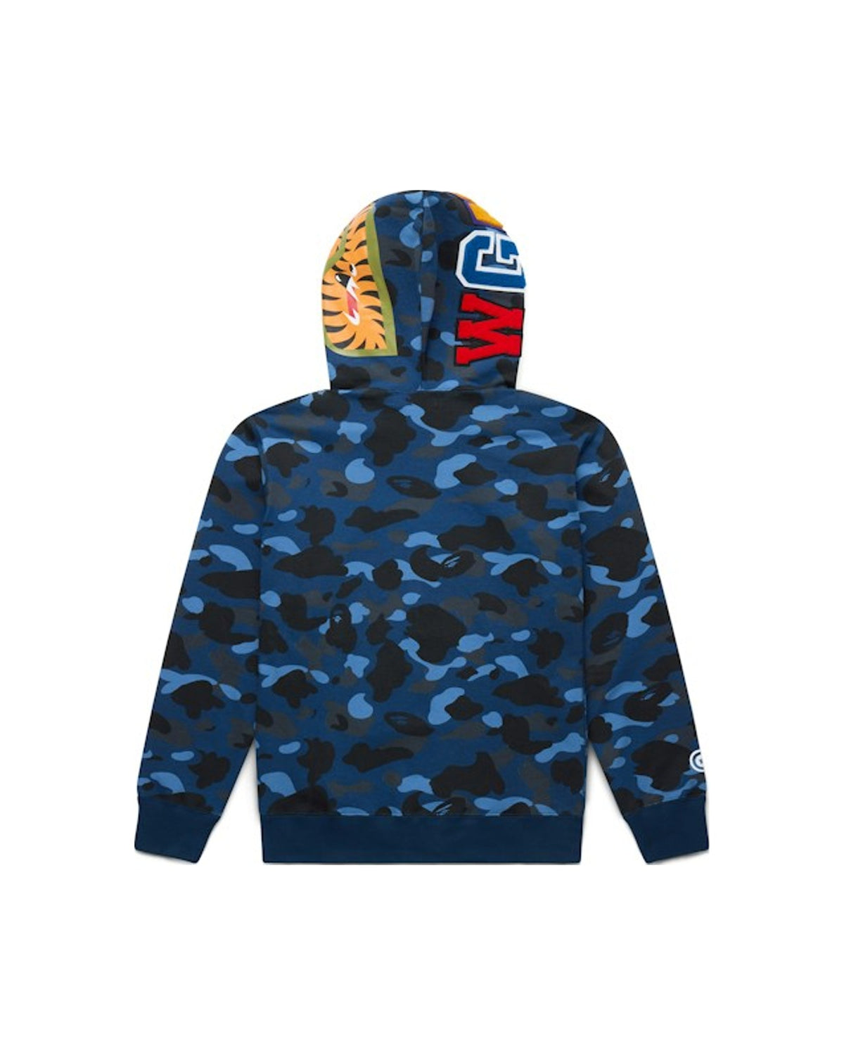 BAPE Color Camo Shark Full Zip Hoodie Blue