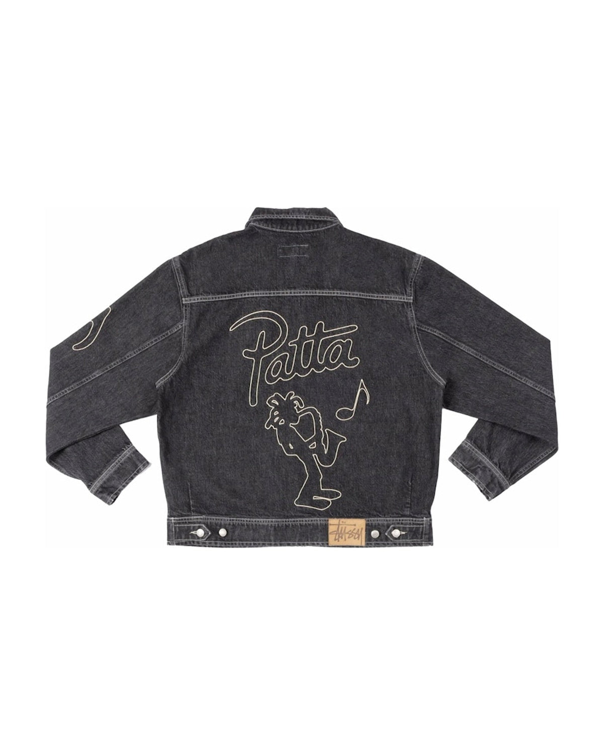 Stussy x Patta Zip Work Jacket Black